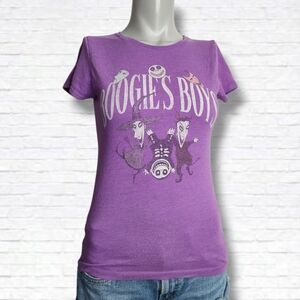 Disney Nightmare Before Christmas Purple "Boogie's Boys" Tee Shirt Size XS